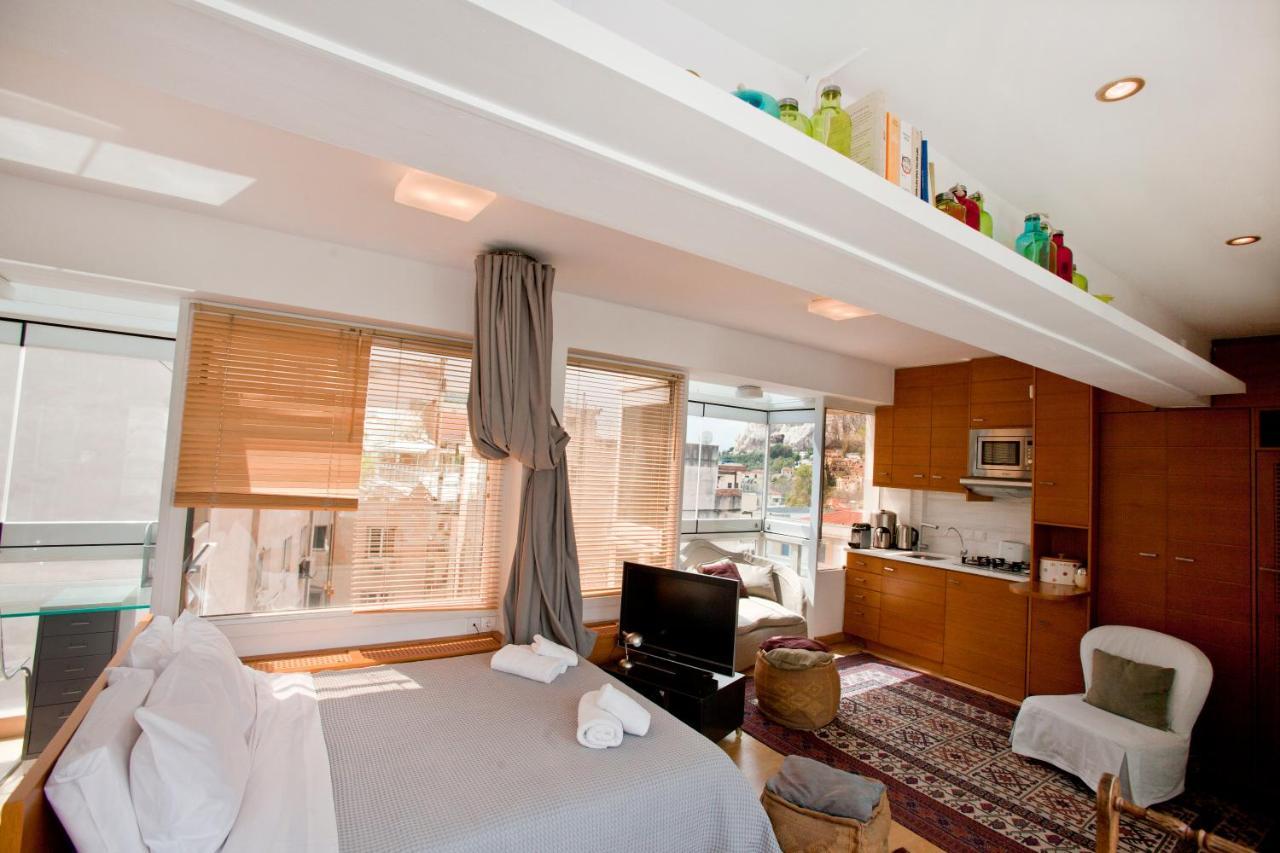 Stunning Studio With Acropolis And Parthenon View Apartment Athens Exterior photo